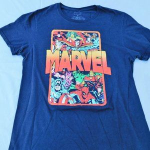 Black Marvel superhero tee shirt, Medium, cotton